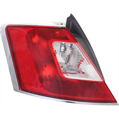 Tail Light Compatible With 2010-2012 Ford Taurus 3.5L 2.0L V6 Left Driver Side Halogen Repf730132