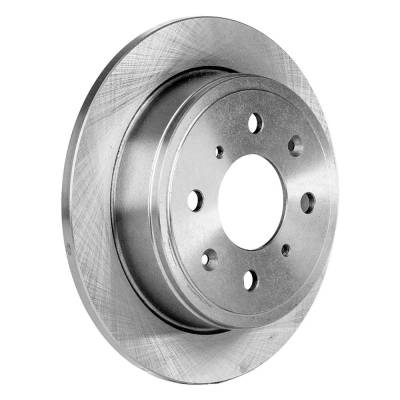 Rareelectrical - New Solid Brake Disc Compatible With Acura Honda Accord Exi 4 Cyl 2.0L Prelude Si 4Ws 4 Cyl 2.1L - Image 2