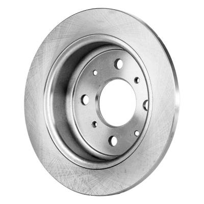 Rareelectrical - New Solid Brake Disc Compatible With Acura Honda Accord Exi 4 Cyl 2.0L Prelude Si 4Ws 4 Cyl 2.1L - Image 4