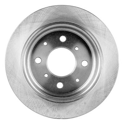 Rareelectrical - New Solid Brake Disc Compatible With Acura Honda Accord Exi 4 Cyl 2.0L Prelude Si 4Ws 4 Cyl 2.1L - Image 5