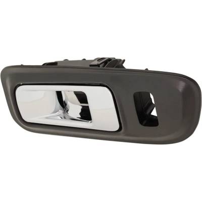 Rareelectrical - Front Driver Side Interior Door Handle Compatible With 2013-2019 Ford Taurus Chrome Lever With Black - Image 3