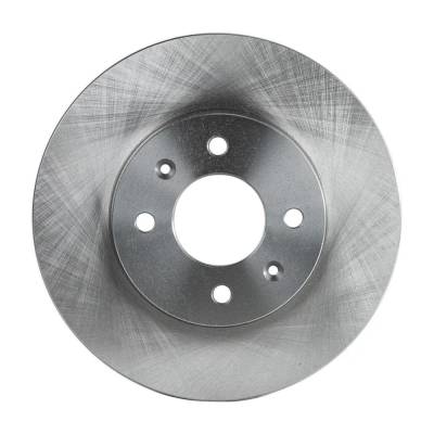 Rareelectrical - New 4 Lugs Brake Disc Compatible With Hyundai Kia Accent Se 4 Cyl 1.6L Rio Sx Cyl 1.6L Accent Gs Rio - Image 1