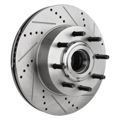 New OEM Replacement Performance Rotor Brake Disc Compatible With Ford F-350 Super Duty Xl 8 Cyl 7.3L