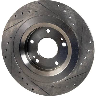 Rareelectrical - New Solid Brake Disc Compatible With Mitsubishi Outlander Es 4 Cyl 2.4L Rvr Gt 4 Cyl 2.4L Outlander - Image 3