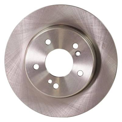 Rareelectrical - New Solid Brake Disc Compatible With Chrysler Mercedes Benz E320 Base 6 Cyl 3.2L C230 Kompressor 4 - Image 3