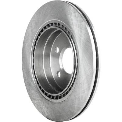 Rareelectrical - New Vented Brake Disc Compatible With Mercedes Benz C250 Base 4 Cyl 1.8L E400 Base 6 Cyl 3.0L C350 - Image 4