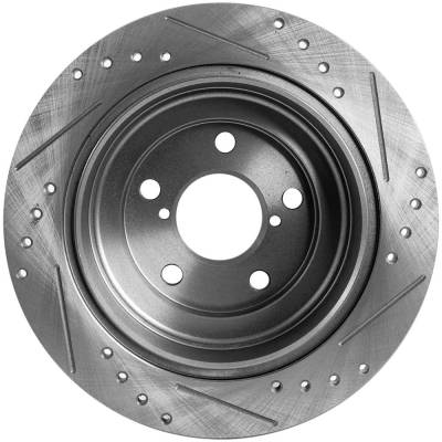Rareelectrical - New Solid Brake Disc Compatible With Subaru Legacy Gt 4 Cyl 2.2L Forester X L.L. Bean Edition 4 Cyl - Image 4