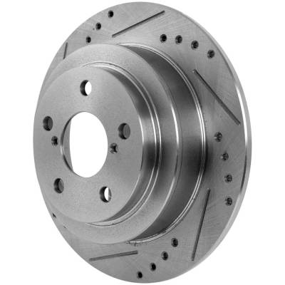 Rareelectrical - New Solid Brake Disc Compatible With Subaru Legacy Gt Limited 4 Cyl 2.5L Legacy Outback 4 Cyl 2.2L - Image 3