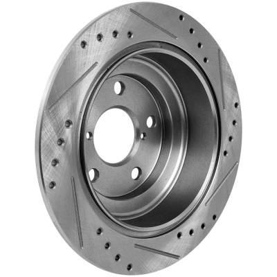 Rareelectrical - New Solid Brake Disc Compatible With Subaru Legacy Gt Limited 4 Cyl 2.5L Legacy Outback 4 Cyl 2.2L - Image 5