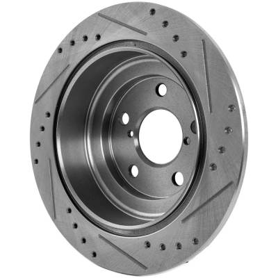 Rareelectrical - New Solid Brake Disc Compatible With Subaru Legacy Gt Limited 4 Cyl 2.5L Legacy Outback 4 Cyl 2.2L - Image 6
