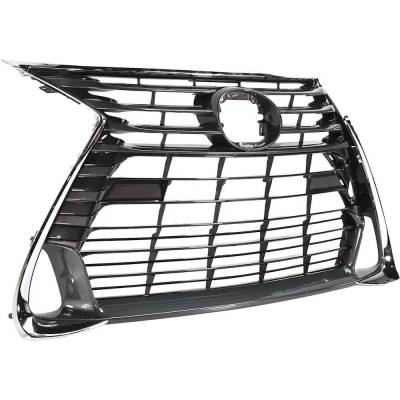 RAREELECTRICAL - New Chrome Shell Grille Assembly Compatible With Lexus Gs200t Base 4 Cyl 2.0L Gs350 Base 6 Cyl 3.5L - Image 3