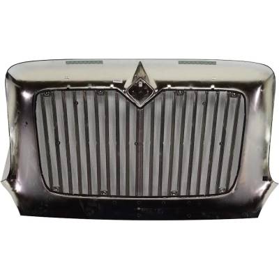 Rareelectrical - New Vertical Bar Grille Assembly Compatible With International 4400 Base 6 Cyl 7.6L 4100 Base 8 Cyl - Image 5