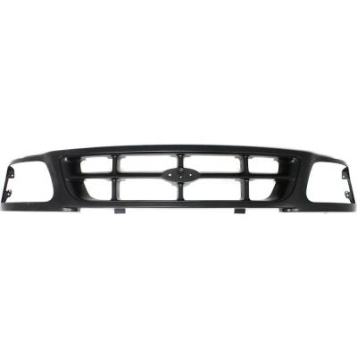 New Cross Bar Grille Assembly Compatible With Ford F-150 Xl 6 Cyl 4.2L F-250 Base 8 Cyl 4.6L F-250