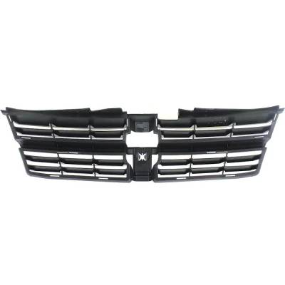 Rareelectrical - Textured Gray Grille Assembly Compatible With 2008-2010 Dodge Grand Caravan Se 3.3L (08-10) Sxt 3.8L - Image 5