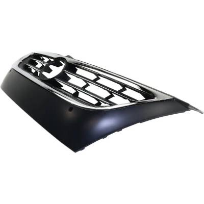 Rareelectrical - New Primed Black Grille Assembly Compatible With Volkswagen Cc Executive 6 Cyl 3.6L Passat Cc - Image 3