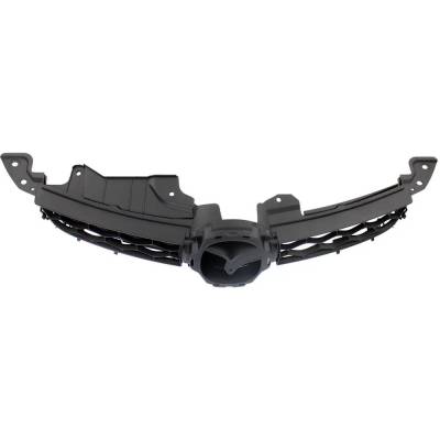 Rareelectrical - New Primed Black Grille Assembly Compatible With Mazda Cx-7 Gs 4 Cyl 2.5L Cx-7 Touring 4 Cyl 2.5L - Image 4