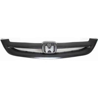 New Black Grille Assembly Compatible With Honda Civic Si 4 Cyl 1.7L Civic Ex 4 Cyl 1.7L Civic Dx 4