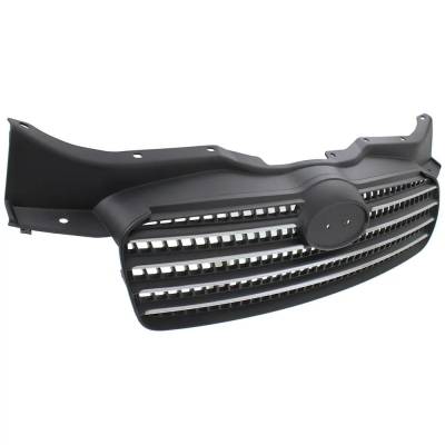 RAREELECTRICAL - New Chrome/Painted Black Grille Assembly Compatible With Hyundai Accent Gls 4 Cyl 1.6L 2006-2011 - Image 3
