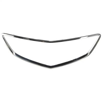 New Center Grille Trim Compatible With Acura Tlx Base Tlx Sh-Awd 2015-2017 Ac1202106 75105Tz3a01