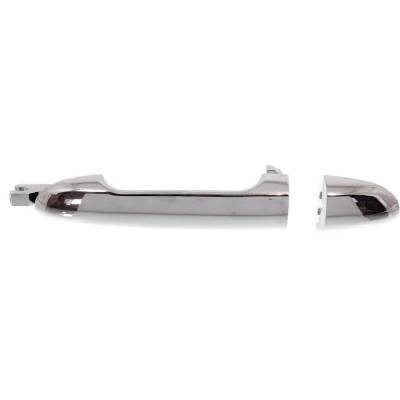 Left Rear Exterior Door Handle Compatible With 2004-2009 Kia Spectra Kia Spectra5 Chrome Without Key