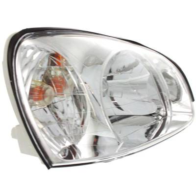 Rareelectrical - Headlight Compatible With 2003 Hyundai Santa Fe 2.4L 2.7L I4 Right Passenger Side Halogen H100141 - Image 3