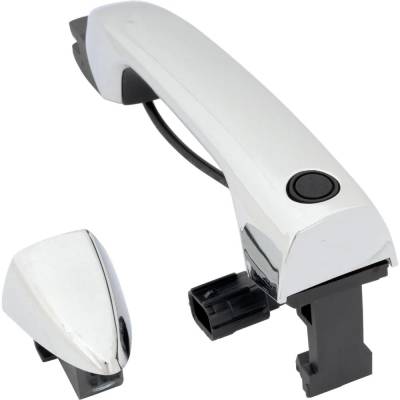 Rareelectrical - Front Passenger Side Exterior Door Handle Compatible With 2013-2021 Honda Pilot Honda Accord Chrome - Image 2