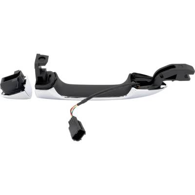 Rareelectrical - Right Front Exterior Door Handle Compatible With 2013-2021 Honda Accord Honda Pilot Chrome Without - Image 5