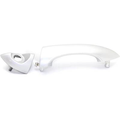 Rareelectrical - Rear Driver Side Exterior Door Handle Compatible With 2000-2006 Bmw X5 Silver With Key Hole - Image 4