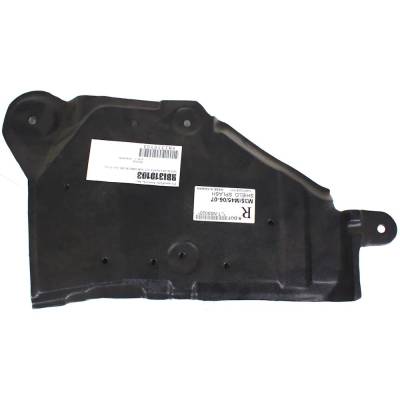 Rareelectrical - Inner Fender Splash Shield Compatible With 2006-2010 Infiniti M35 M45 Right Passenger Side 3.5L V6 - Image 5