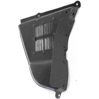 Rareelectrical - Right Passenger Side Fender Splash Shield Compatible With 2004-2007 Bmw 525I Base 3.0L (06-07) 525Xi - Image 2