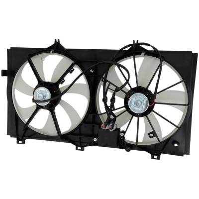 New Dual Cooling Fan Assembly Compatible With Lexus Toyota Avalon Xl 6 Cyl 3.5L Venza Awd V6 6 Cyl