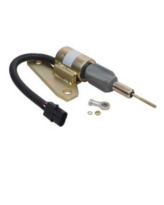 24V Fuel Shutdown Solenoid Compatible With Cummins 6Bt 5.9L Hyundai R200-5 R220-5 R225-7 R335-7