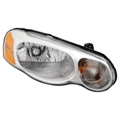 New Passenger Side Headlight Compatible With Chrysler Sebring Sedan 2004-2006 By Part Number