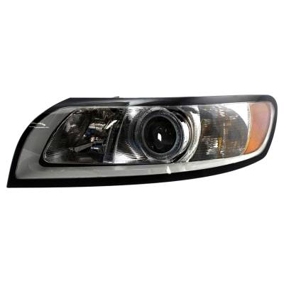 New Left Halogen Headlight Compatible With Volvo V50 T5 Wagon 2008-2011 By Part Number 31265706-7