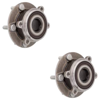 Pair Of Front Hub Bearing Assembly Compatible With 2016-2023 Mazda Cx-9 5-Lug Abs Tk48-33-04X