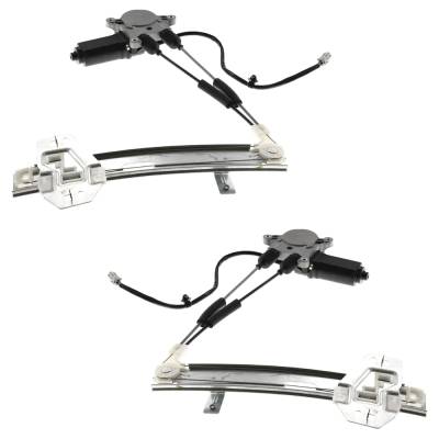Rareelectrical - New Rear Left And Rear Right Window Regulator Compatible With Honda Accord Lx 4 Cyl 2.2L Accord Ex-R - Image 6