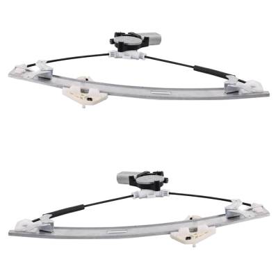 Rareelectrical - Front Left And Front Right Window Regulator Compatible With Acura Tsx Base 4 Cyl 2.4L 2004-2008 By - Image 4