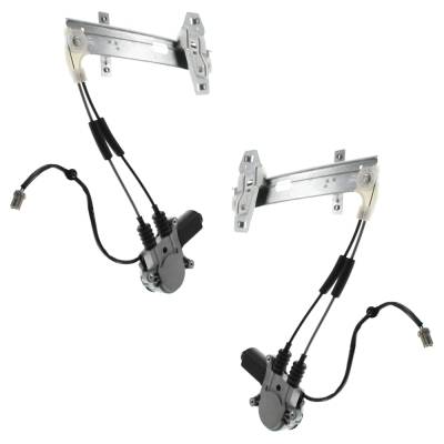 Rareelectrical - New Rear Left And Rear Right Window Regulator Compatible With Honda Accord Ex 4 Cyl 2.2L Accord Ex 6 - Image 3