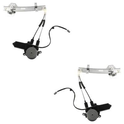 Rareelectrical - New Rear Left And Rear Right Window Regulator Compatible With Honda Accord Ex 4 Cyl 2.2L Accord Ex 6 - Image 4