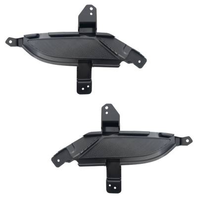 New Front Left And Front Right Tow Eye Cover Compatible With Kia K5 Ex 4 Cyl 1.6L K5 Lx 4 Cyl 1.6L