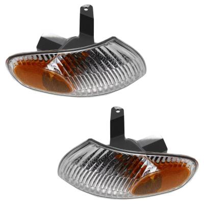 Rareelectrical - Front Left Right Turn Signal Light Pair Compatible With 1998-2002 Chevrolet Prizm Base 1.8L (98-02) - Image 2