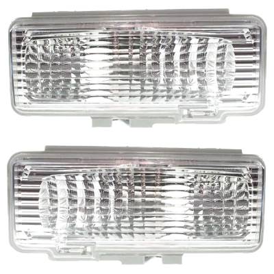 Front Turn Signal Lights Compatible With 1994-1997 Chevrolet S10 Ls 4.3L (94-97) Ss 4.3L (94-97) Zr2