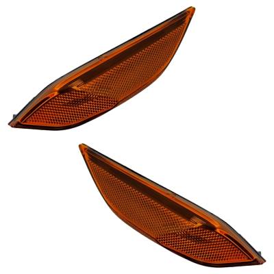 Rareelectrical - New Front Left And Front Right Side Marker Compatible With Porsche Cayenne Diesel Platinum Edition 6 - Image 2