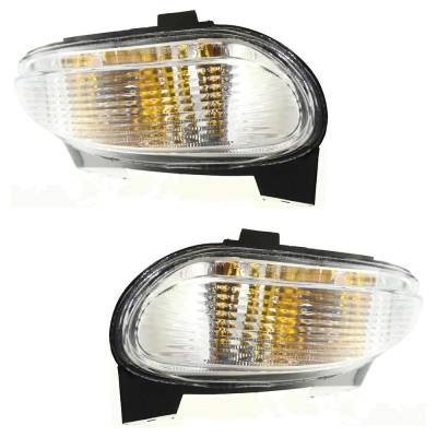 Rareelectrical - Pair Front Parking Light L+R Set Compatible With 2005-2009 Buick Allure Cxl 3.8L (05-09) Cxs 3.6L - Image 2