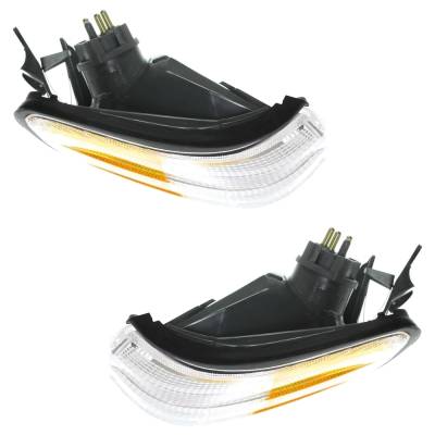 Rareelectrical - Front Parking Light Pair Compatible With 1995-1999 Mercedes-Benz S320 Swb 3.2L (95-99) S350 Base - Image 6