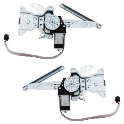 Rareelectrical - New Rear Left And Rear Right Window Regulator Compatible With Infiniti G35 Base 6 Cyl 3.5L G35 X 6 - Image 2
