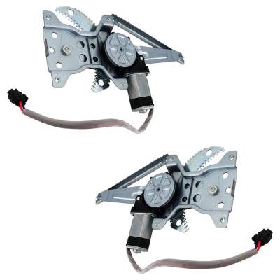Rareelectrical - New Rear Left And Rear Right Window Regulator Compatible With Infiniti G35 Base 6 Cyl 3.5L G35 X 6 - Image 3
