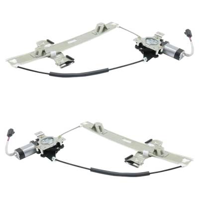 Rareelectrical - New Rear Left And Rear Right Window Regulator Compatible With Hummer H2 Base 8 Cyl 6.2L H2 Base 8 - Image 3