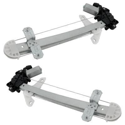 Rareelectrical - New Rear Left And Rear Right Window Regulator Compatible With Honda Accord Ex 4 Cyl 1.5L Accord Ex-L - Image 2