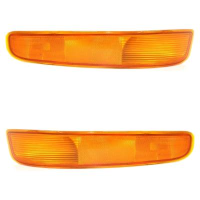 Left And Right Marker Light Assembly Compatible With 1997-2005 Buick Park Avenue Ultra 3.8L (97-05)